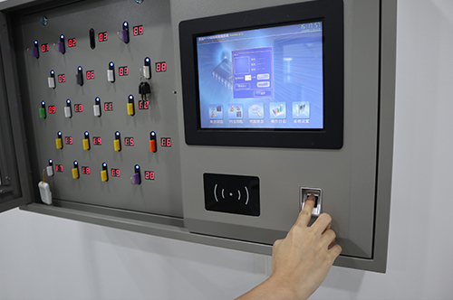指纹识别RFID智能钥匙柜